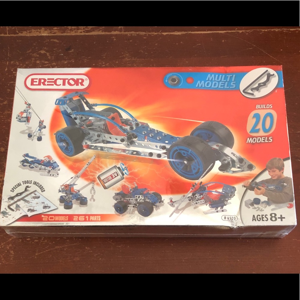New in Box Erector Multimodels 20 Models Set